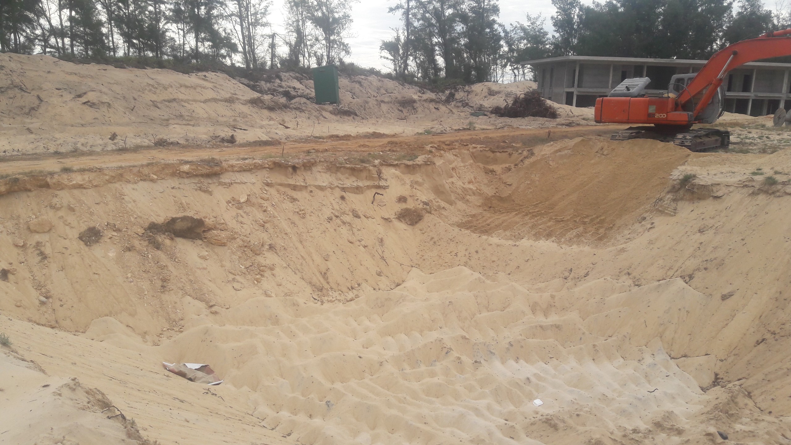 Ảnh thi công bể bơi A2