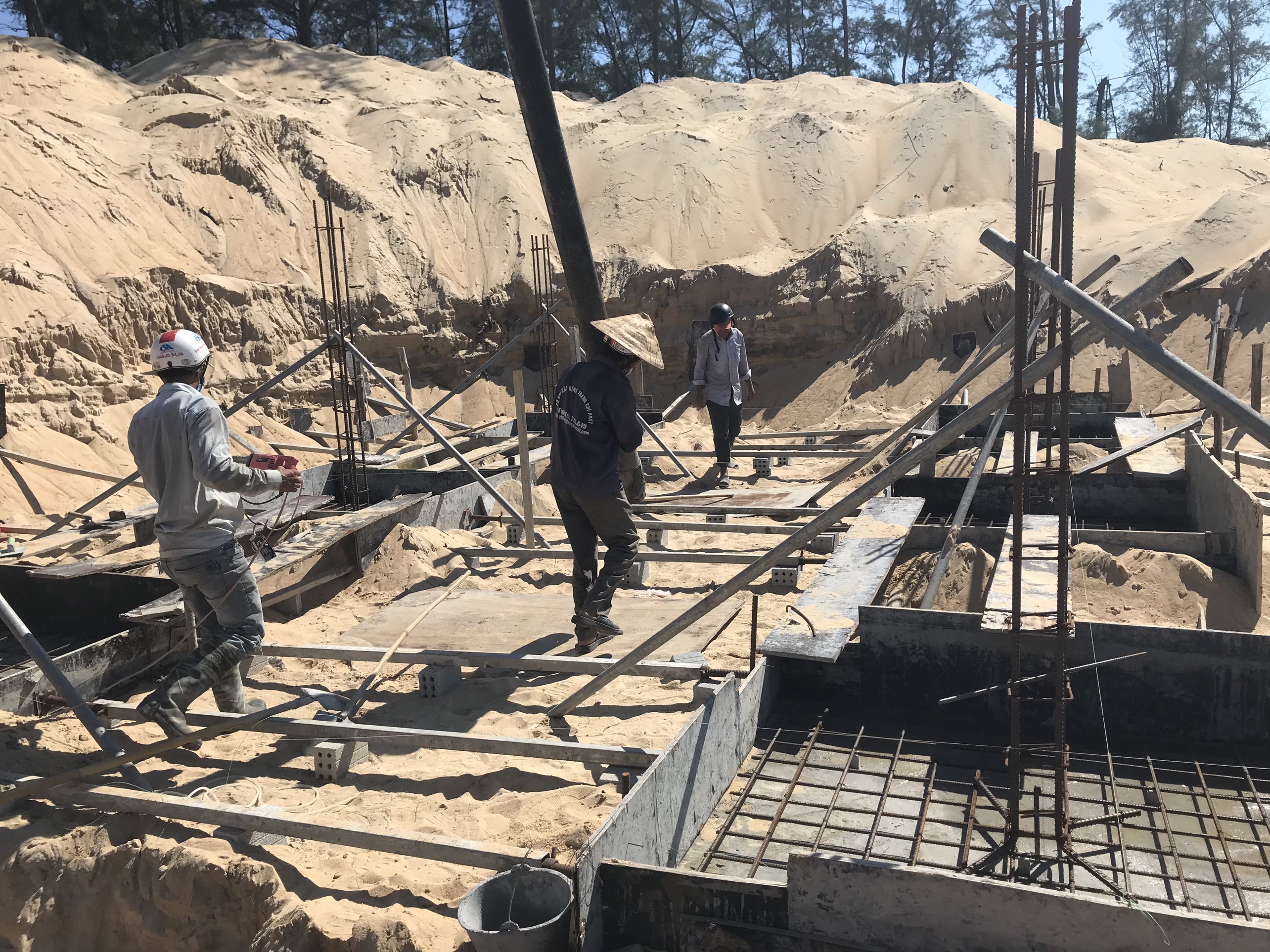 Construction of SW Pool A2